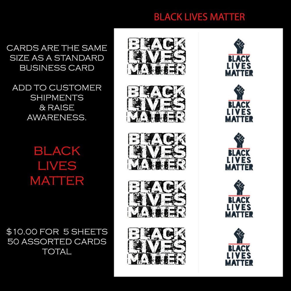 BLACK LIVES MATTER CARDS